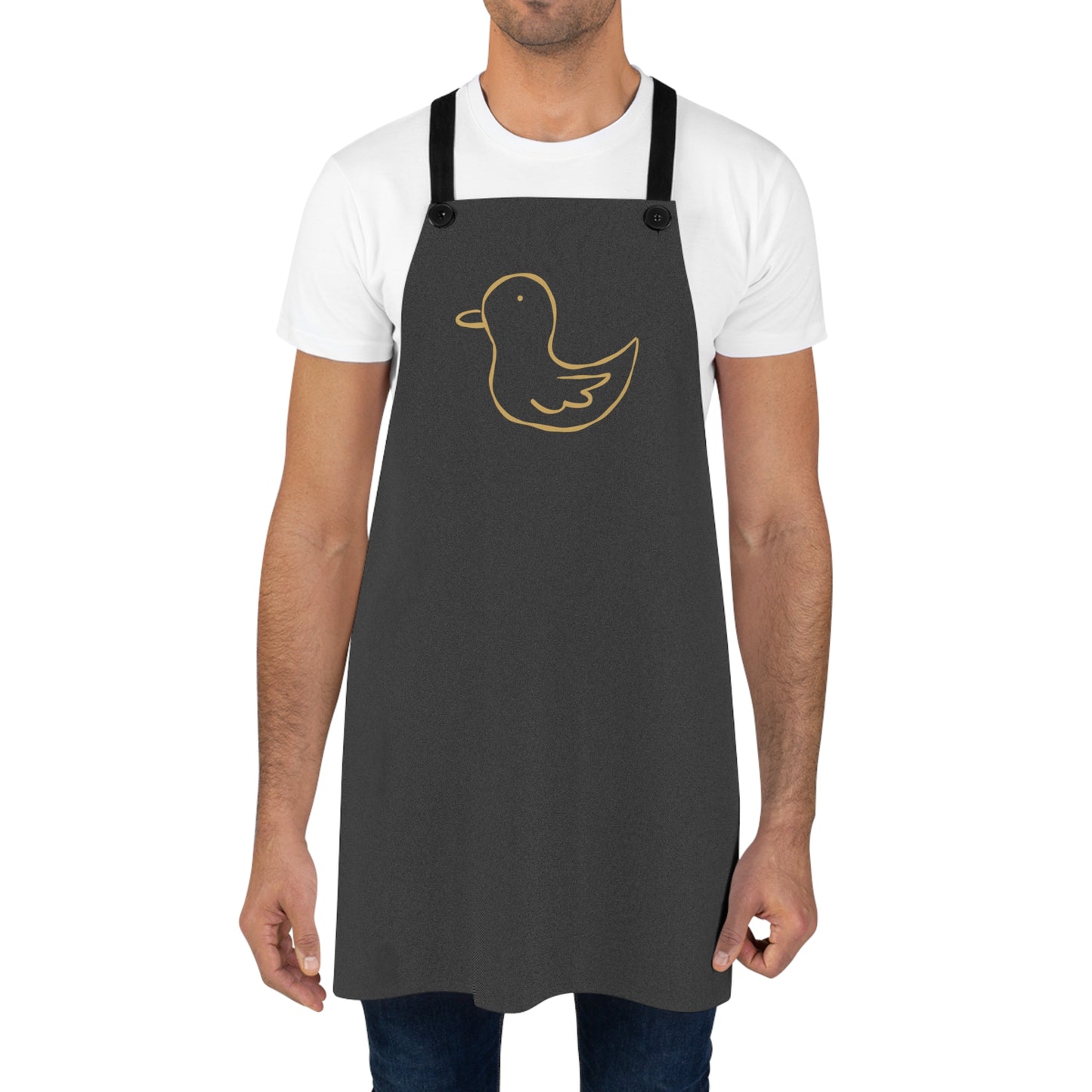 Duck Sketch Apron – Charcoal