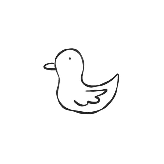 Duck Sketch Sticker