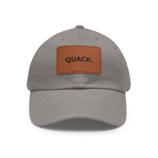Quack. Leather Patch Hat