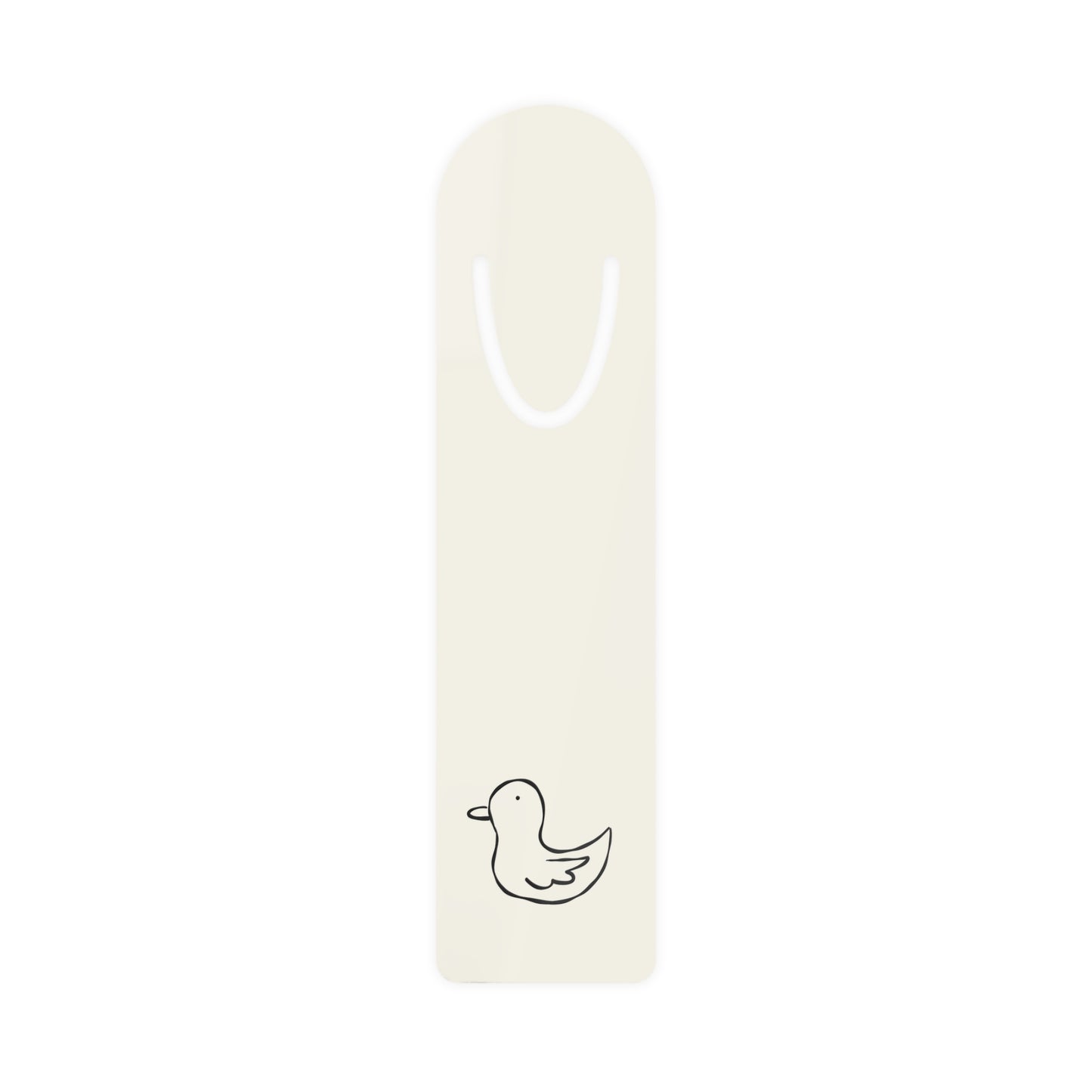 Duck Sketch Bookmark (Aluminum)