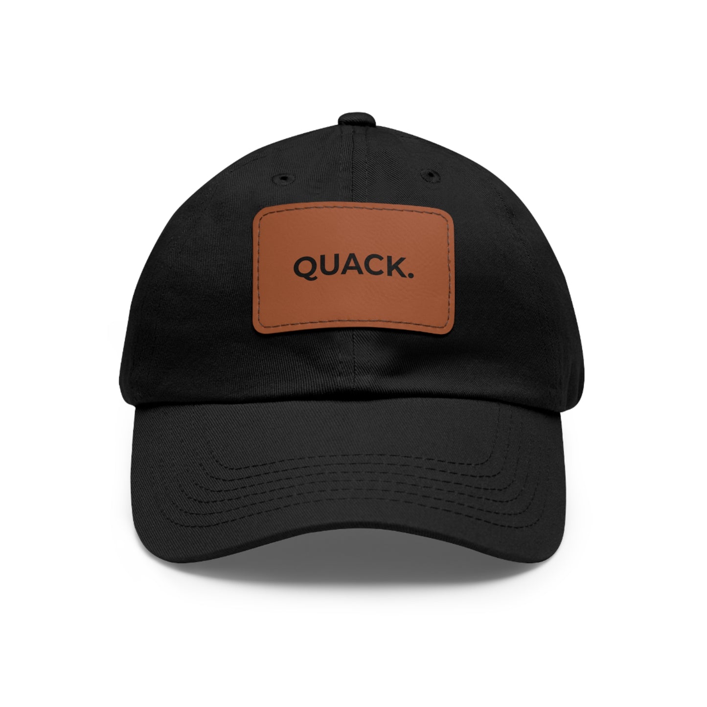 Quack. Leather Patch Hat
